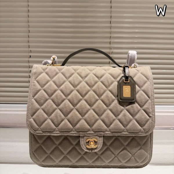 Chanel vintage denim backpack
