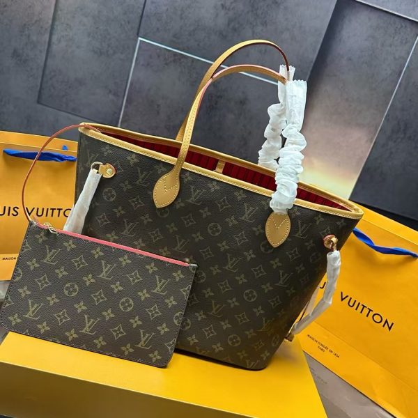 LV Louis Vuitton neverfull shopping bag