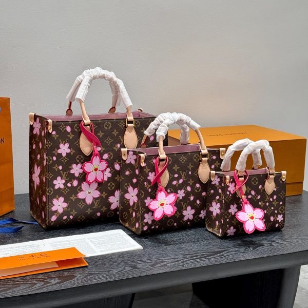 Lv Cherry Blossom Series Tote Bag