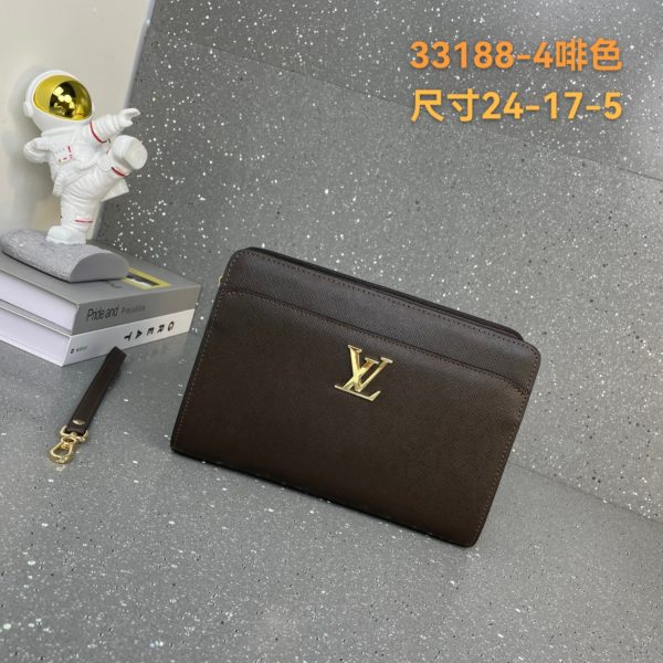 LV high-end men's casual handbag