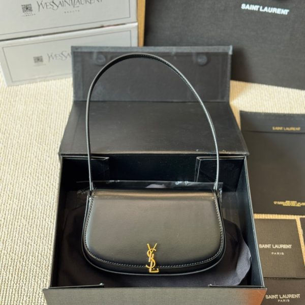 YSL VOLTAIRE Mini Black Leather Shoulder Bag