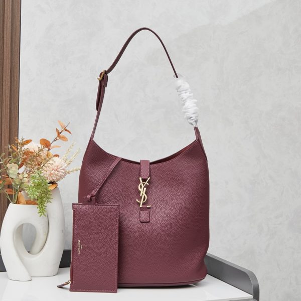 YSL Large Capacity HOBO Bucket Bag