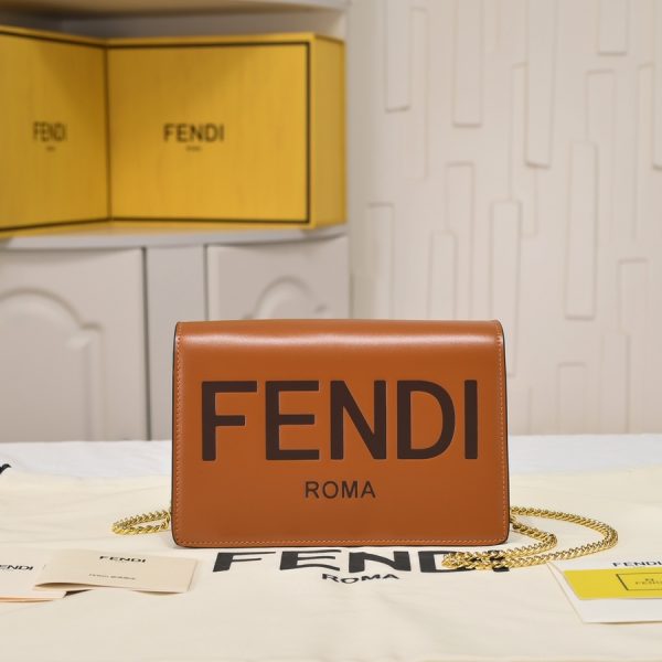 Fendi Hua Shuang mini flip chain handbag